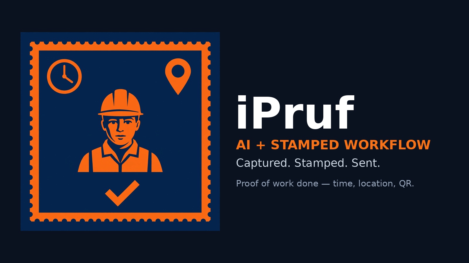iPruf — AI + Stamped Workflow